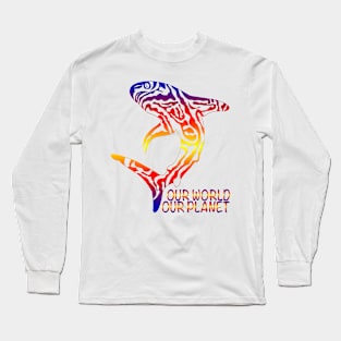 Save The Planet Design Long Sleeve T-Shirt